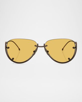 Diesel Mens DL1003 Aviator Sunglasses