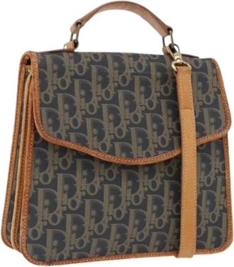 Dior Pre-owned Vintage Handbag - Dames - Vintage Handtas - Blauw - ONE Size - Leer - Vintage