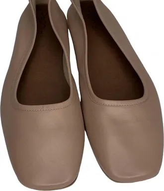 Pilcro Womens Square Toe Slip-On Ballet Flat Shoes In Pink