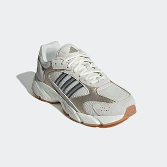 adidas Sneaker ADIDAS SPORTSWEAR CRAZYCHAOS 2000, Damen, Gr. 38,5, weiss (sanftes wei&szlig;, cyber metallic, orbit grau), Leder, Synthetik, Textil, Schuhe Sneaker