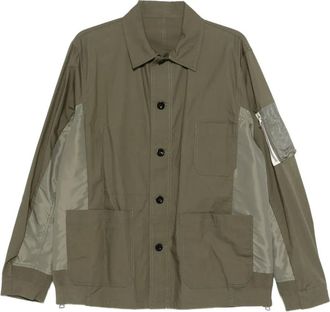 sacai button-down jacket - Green