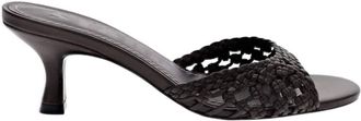 Staud Womens Brigitte Hand Knotted Mule In Espresso