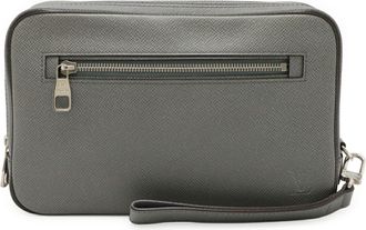 Louis Vuitton Glacier Gray Taiga Leather Clutch Bag (Pre-Owned)