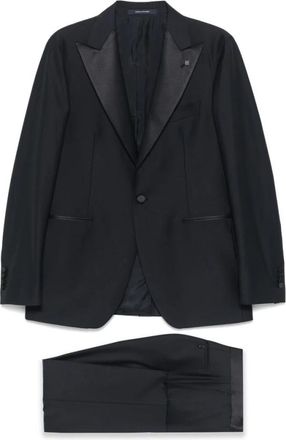 Tagliatore Single Breasted Suit - Heren - Business pakken - Blauw - L - Wol - Kostuums