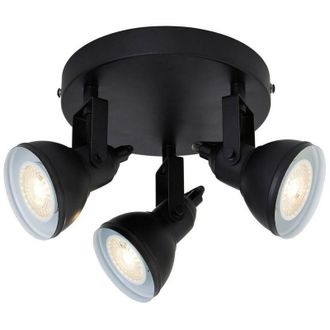 Searchlight Searchlight Focus 3 Light Spotlight Disk - Black