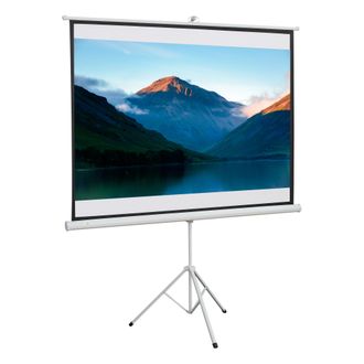 OEM Pantalla De Proyector Manual Con Soporte 84 Pulgadas Pantalla De Proyecci&oacute;n Port&aacute;til Formato 4:3 Para Interior Y Exterior Cine En Casa Patio 171x131 C