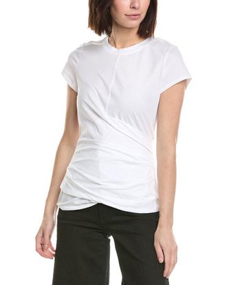 3.1 Phillip Lim Draped Short Sleeve T-Shirt