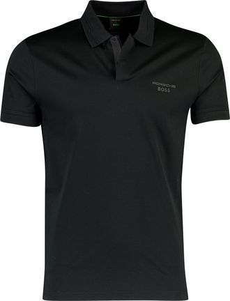 HUGO BOSS BOSS Green poloshirt zwart Porsche lijn