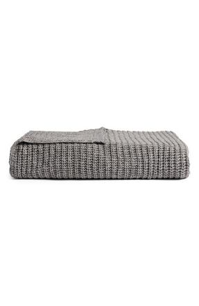 Parachute Marled Cotton Throw Blanket in Pebble at Nordstrom