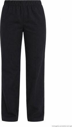 Pomandere Black Cotton Chino Pants