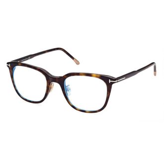 Tom Ford Mens Black Square Eyeglass Frames FT5776-D-B 052