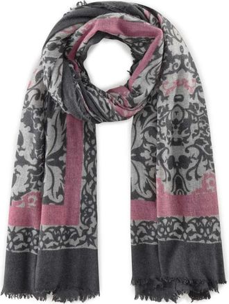 Codello Luxe Paisley Kasjmiermix Sjaal - Dames - Sjaals - Veelkleurig - ONE Size - Kasjmier - Accessoires