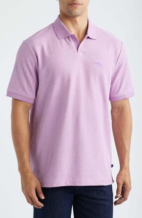 Tommy Bahama Emfielder Johnny Collar IslandZone Polo in Hyacinth Purple Heat at Nordstrom, Size Xxx-Large