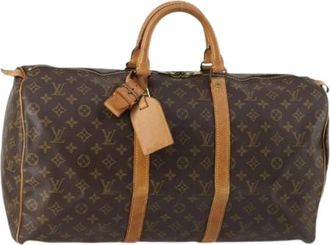 Louis Vuitton Pre-owned Weekend Bags, female, Brown, Size: ONE SIZE Pre-owned Weekend Bag