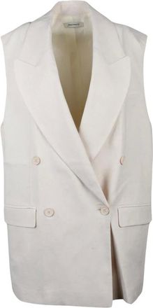 Hinnominate Chaleco cruzado - Jackets - Mujer - Beige - S