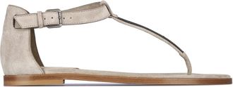 Brunello Cucinelli Paar Sandalen - Dames - Sandalen - Grijs - 39 EU - Schoenen
