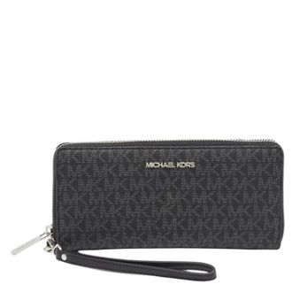 Michael Kors Pre-owned Wallets, female, Black, Size: ONE SIZE Pre-owned Coated canvas wallets