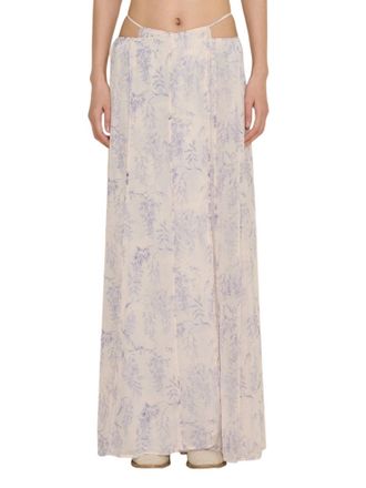 Holzweiler Ivy Wrap Skirt In Lilac Mix