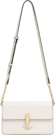 Twinset Crossbody Bag - Dames - Schoudertassen - Beige - ONE Size - Leer - Tassen