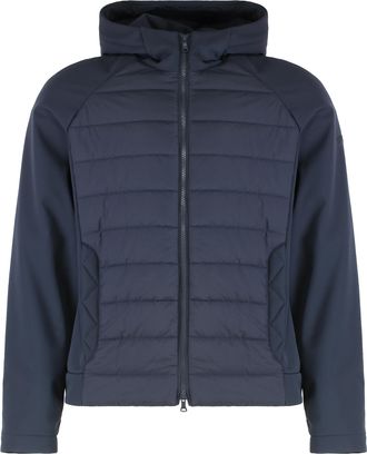 Paul & Shark Paul & Shark Mens Technical Fabric Hooded Jacket - Dark Blue - Size X-Large