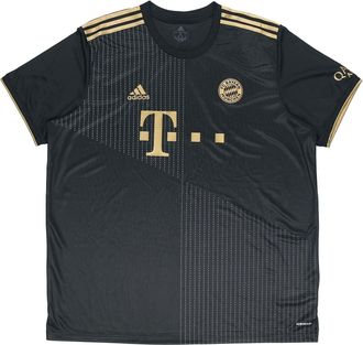 adidas Bayern Munich Away Fan Edition Sports Short Sleeve Black GM5317