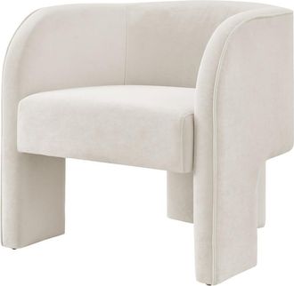 New Pacific Direct Matteo Velvet Accent Arm Chair