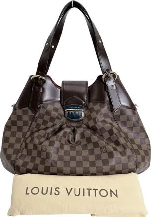 Louis Vuitton Damier Brown Damier Canvas Handbag Tote Bag (Pre-Owned)