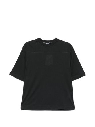 Jacquemus Black Solid Crew Neck T-Shirt