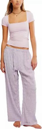 Free People Cloud Ten Pant In Lilac