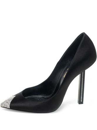 Saint Laurent 105mm leather pumps - Black
