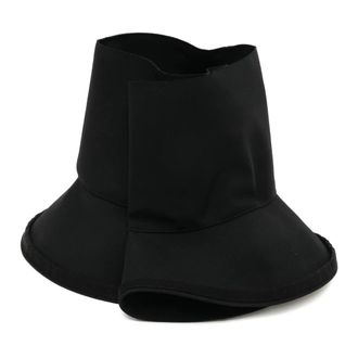 Comme Des Gar&ccedil;ons Hats, female, Black, Size: ONE SIZE Hizume Wool Hat