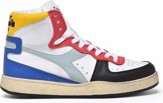Diadora Multicolor Leather Basket Sneakers