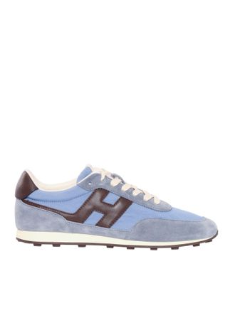 Hogan H699 Light Blue Suede Sneakers