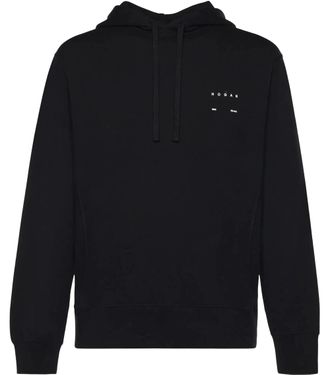 Hogan Minimalist Black Hoodie Sweatshirt