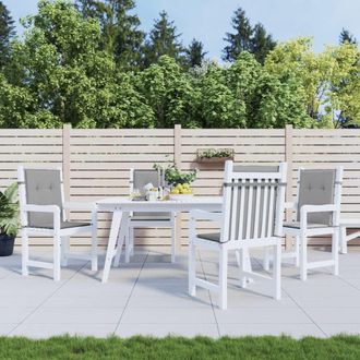 vidaXL Garden Chair Cushions 4 pcs Gray 39.4x19.7x1.2, 47551