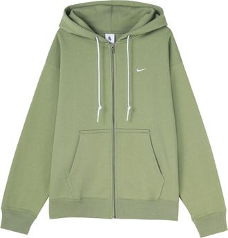 Nike Solo Swoosh Full-Zip Hoodie Oil Green DR0404-386
