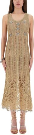 Paco Rabanne Long Crochet Dress