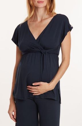 Cache Coeur Origin pregnancy and nursing tunic in Indigo at Nordstrom, Size Xx-Large