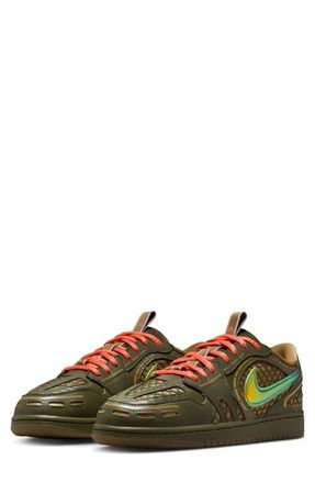 Nike Jordan Air Jordan 1 Low Method of Make Sneaker in Brown Kelp/Cargo Khaki/Mango at Nordstrom, Size 6.5