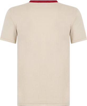 Dolce & Gabbana Mens Cotton T-Shirt Medium Parchment T-Shirts And Polos