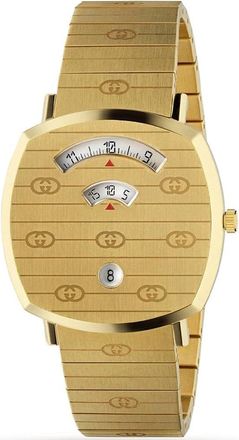 Gucci YA157409 Stylish Unisex Watch with Stainless Steel Case - Gold - One Size