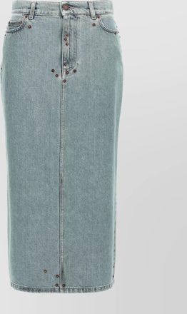 Moschino denim mini skirt