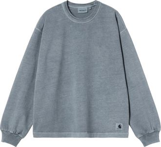 Carhartt Work in Progress Tops, Heren, Blauw, L, Katoen, L/S Torion T-Shirt