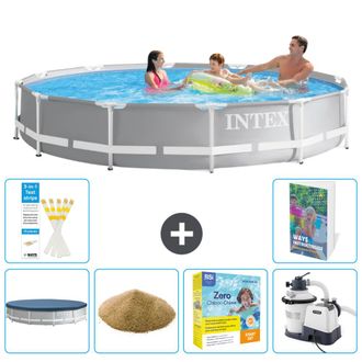 Intex Piscina Prism Frame Redonda - 366x76 Cm - 7-piezas S170