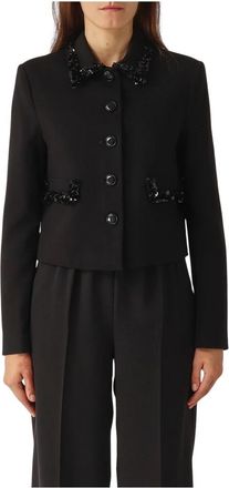 Twinset Mujer, Chaquetas, Negro, Talla: S