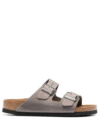 Birkenstock Arizona Sfb Hierro, Cuero Engrasado