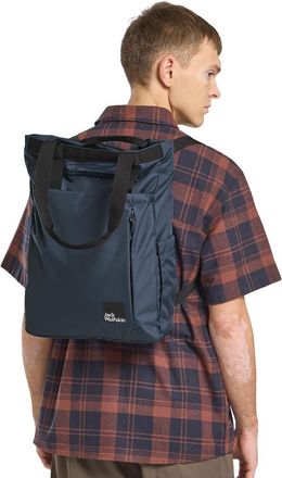 Jack Wolfskin Shopper JACK WOLFSKIN EVE, Damen, Gr. onesize, blau (midnightsky), Polyester, Taschen Shopper