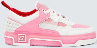 Christian Louboutin Astroloubi leather-trimmed sneakers