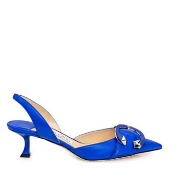Jimmy Choo London Moni 50 Nappa Slingback Pumps, Brand Size 35.5 ( US Size 5.5 )