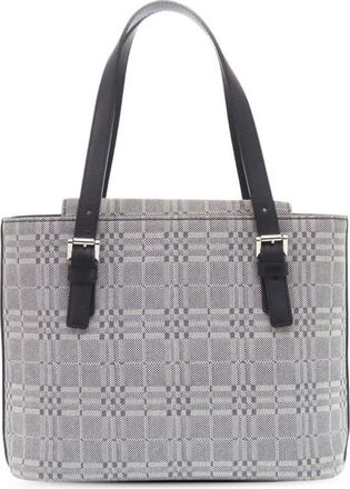 Burberry Pre-owned Burberry Tonal Check Canvas Tote Ladies UKNWV5CHSXF3QL1C